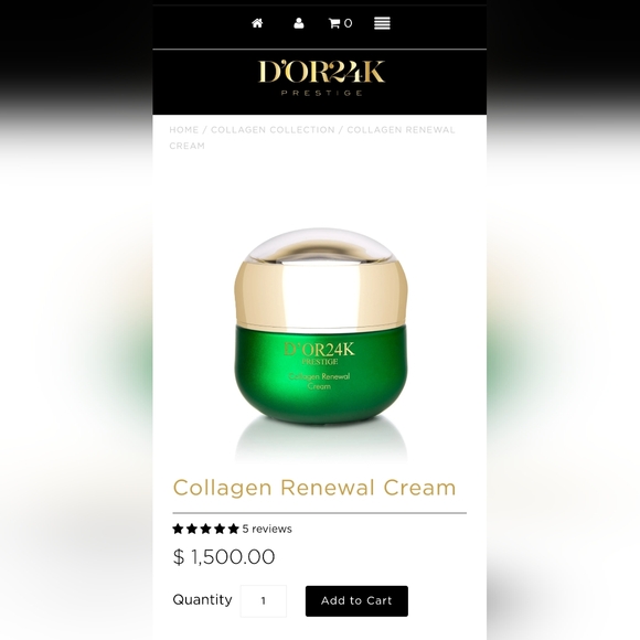 D’or24k Collagen Renewal Cream - Picture 3 of 4